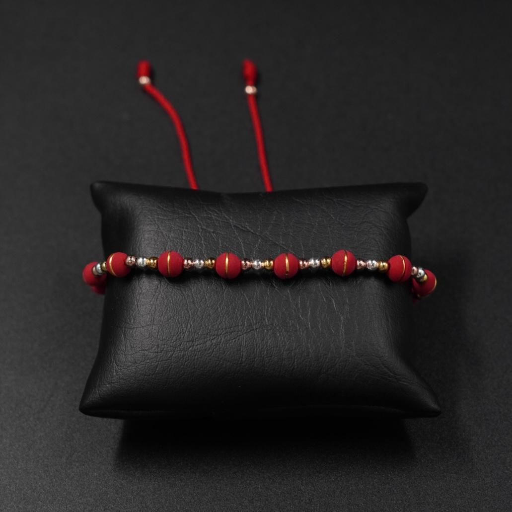 TOBILLERA NEOPRENO ROJO 3 OROS RODIO